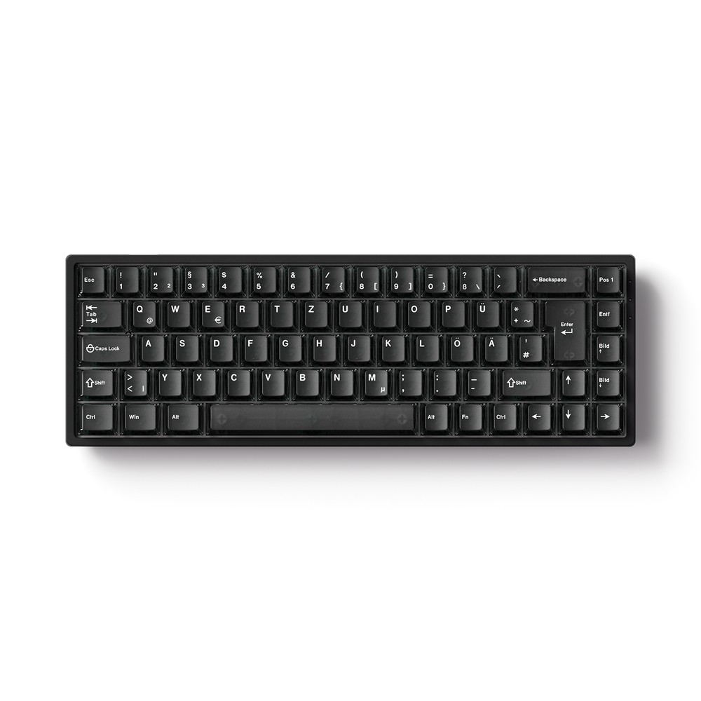 MonsGeek FUN68 ISO HE 65 percent magnetic keyboard with German QWERTZ legends and umlaut keys
