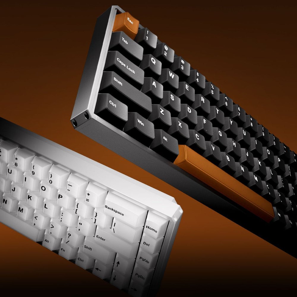 Akko MOD68 HE 65 percent magnetic keyboard with a CNC aluminium case